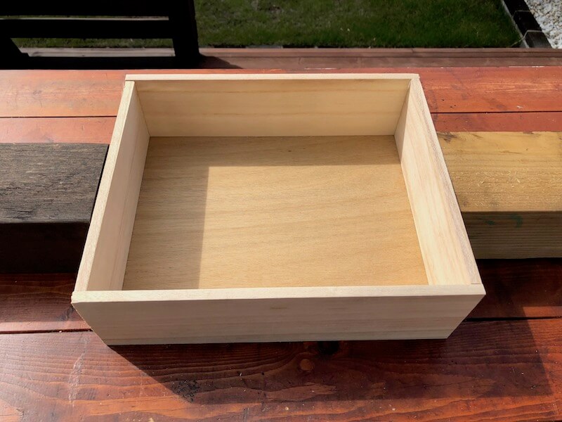 フラワーボックス木箱DIY　組立4