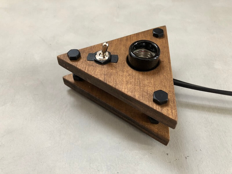 LEDビンテージスタンドライト　組み立て