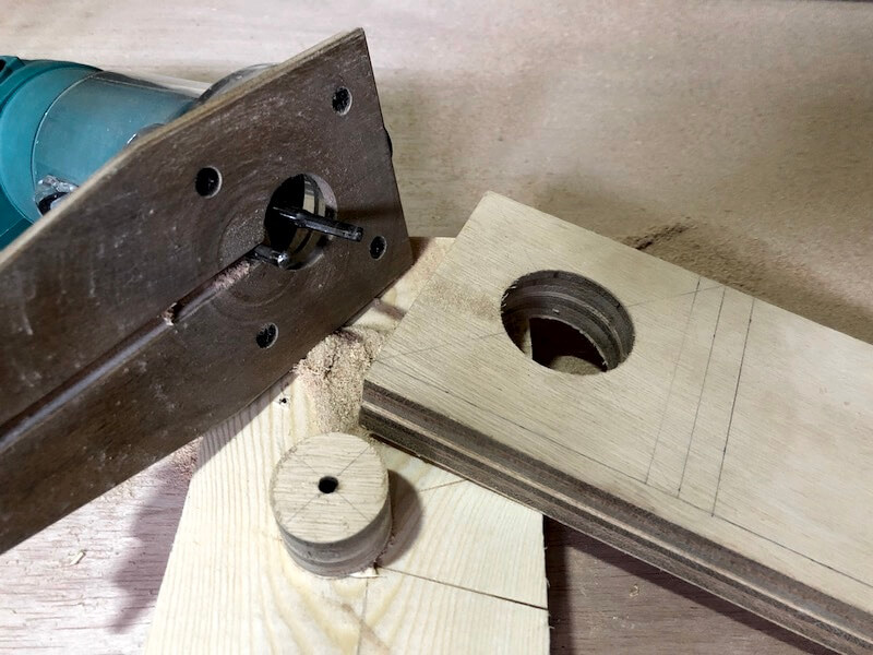 ボール盤DIY　電動ドリルホルダー5