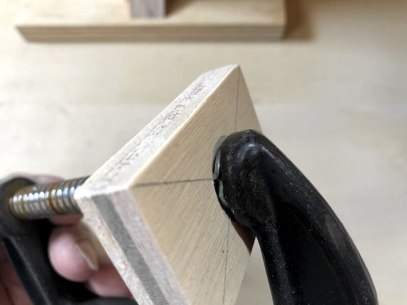 ボール盤DIY　ストッパー５