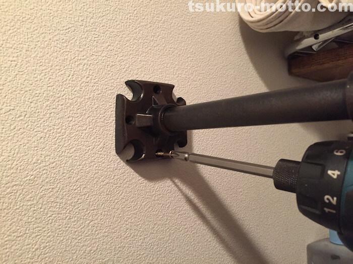 シェビーDIY　塩ビパイプ　取り付け