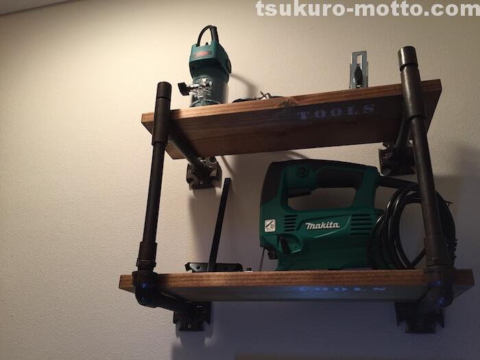シェビーDIY　塩ビパイプ　完成1
