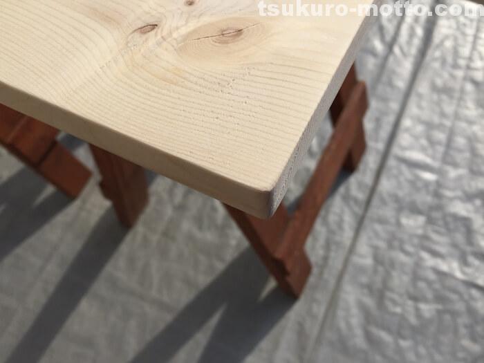 ダイニングテーブルDIY　天板仕上げ4