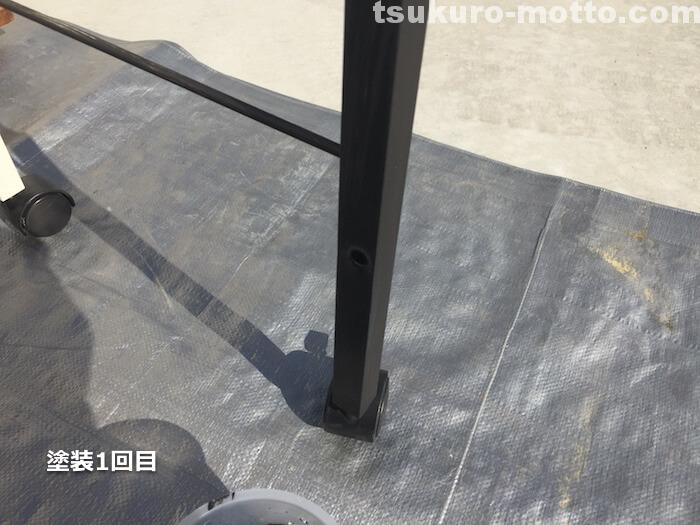 ビジネスラックリメイク　フレーム塗装3