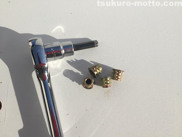 ビジネスラックリメイク　天板加工2