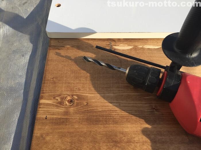 ビジネスラックリメイク　天板加工4