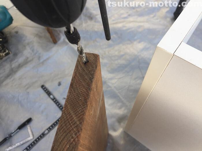 ビジネスラックリメイク　ラック加工4