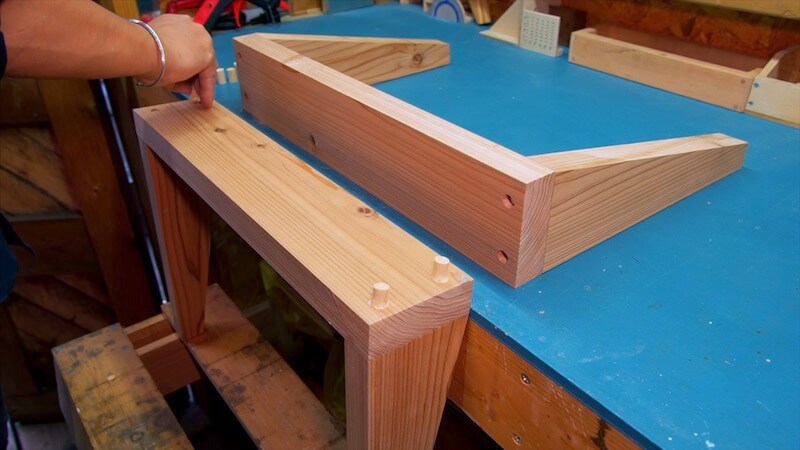 ミニベンチチェアDIY32