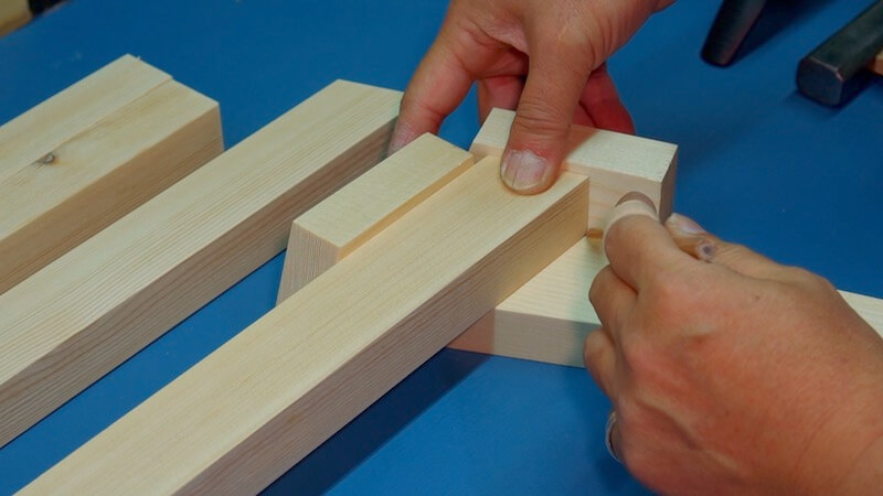 カフェ板リビングテーブルDIY45