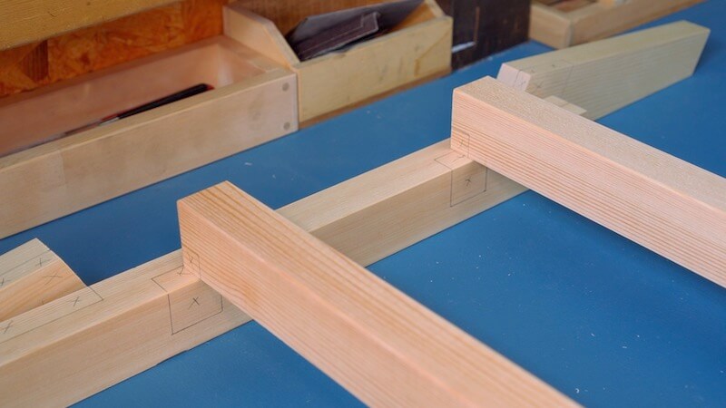 カフェ板リビングテーブルDIY48