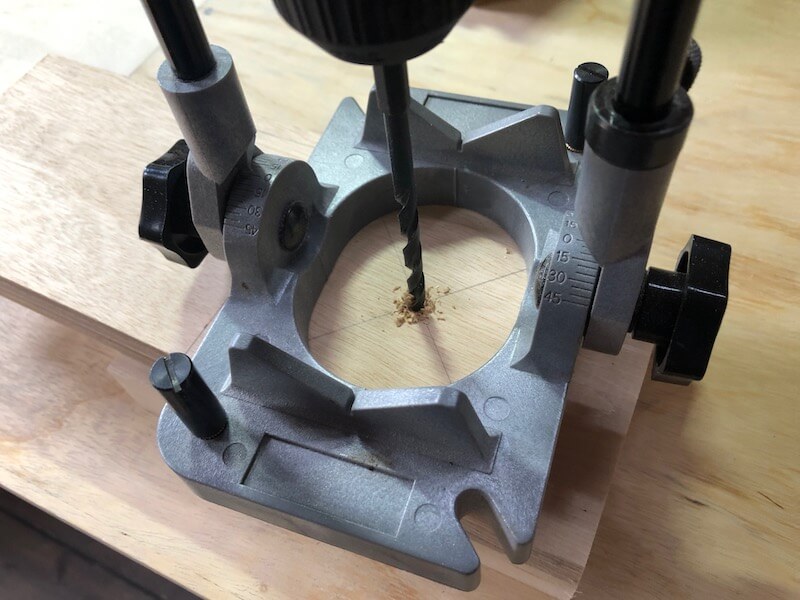 サークルカット治具 使い方2