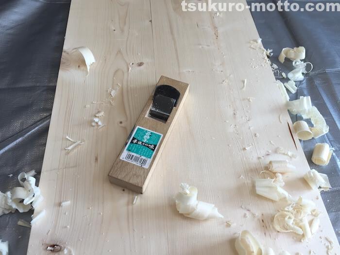 2100カウンターDIY　段差修正