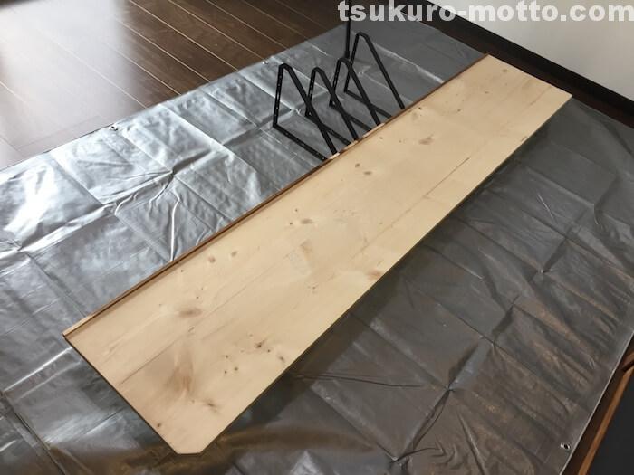 2100カウンターDIY　塗装5