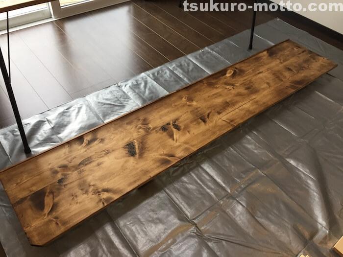 2100カウンターDIY　ブライワックス2