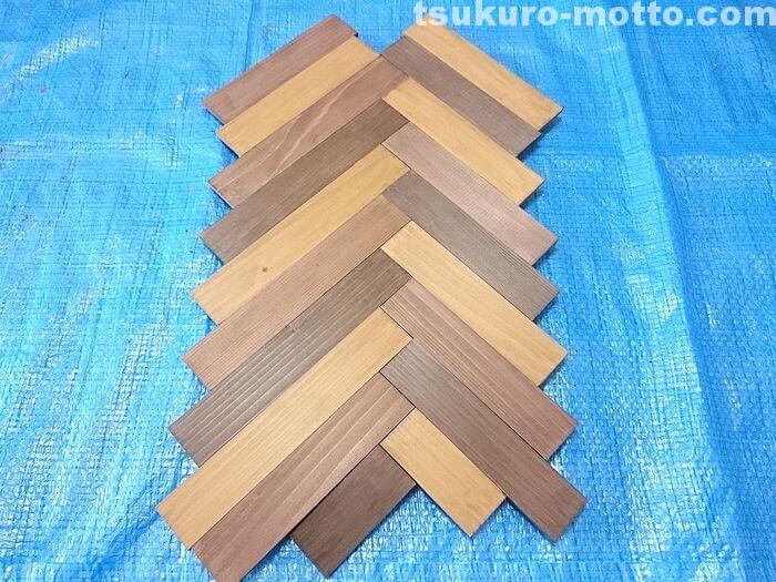 ヘリンボーンの貼り方3