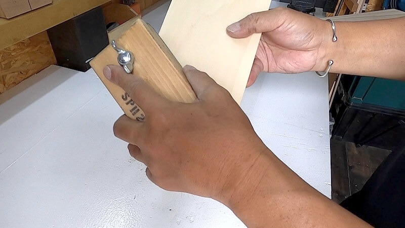 アイアンラダーミニテーブルDIY 製作22