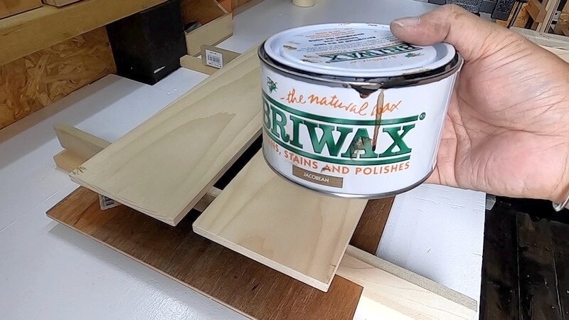 アイアンラダーミニテーブルDIY 製作23