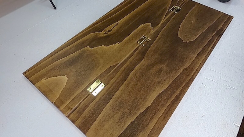 アイアンラダーミニテーブルDIY 製作33