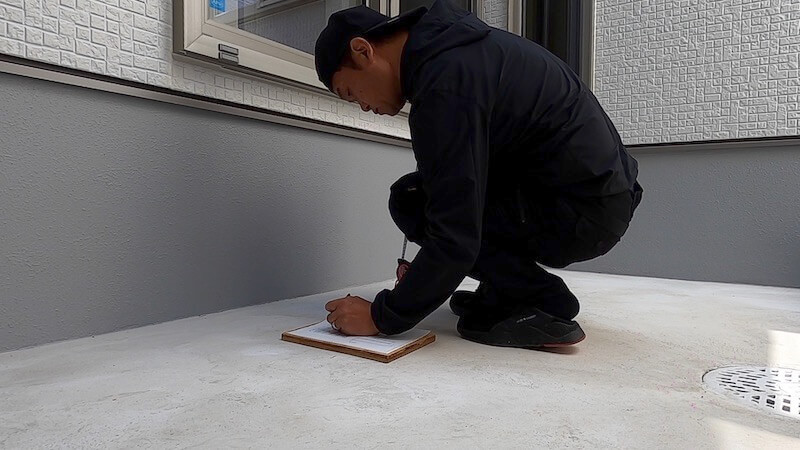 鋼製束ウッドデッキ 鋼製束設置1