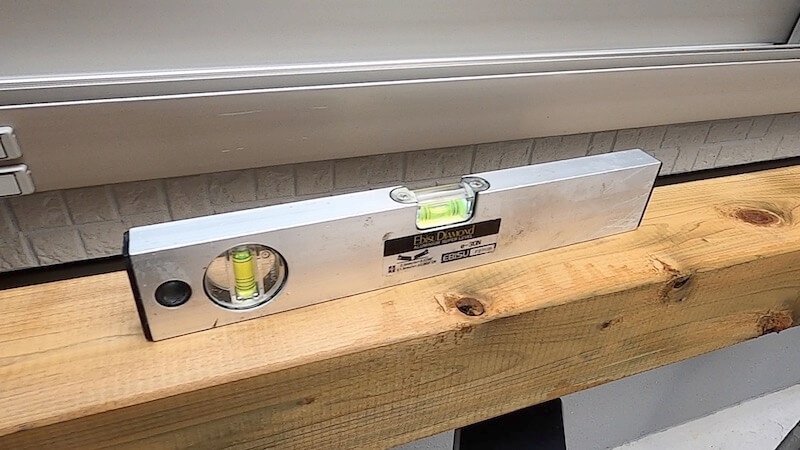 アイアンウッドデッキ製作 レベル出し2