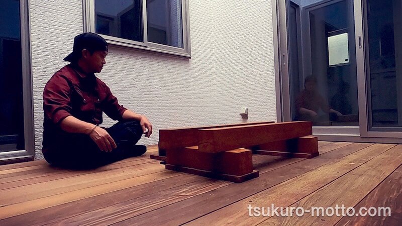 アイアンウッドデッキ製作 完成3