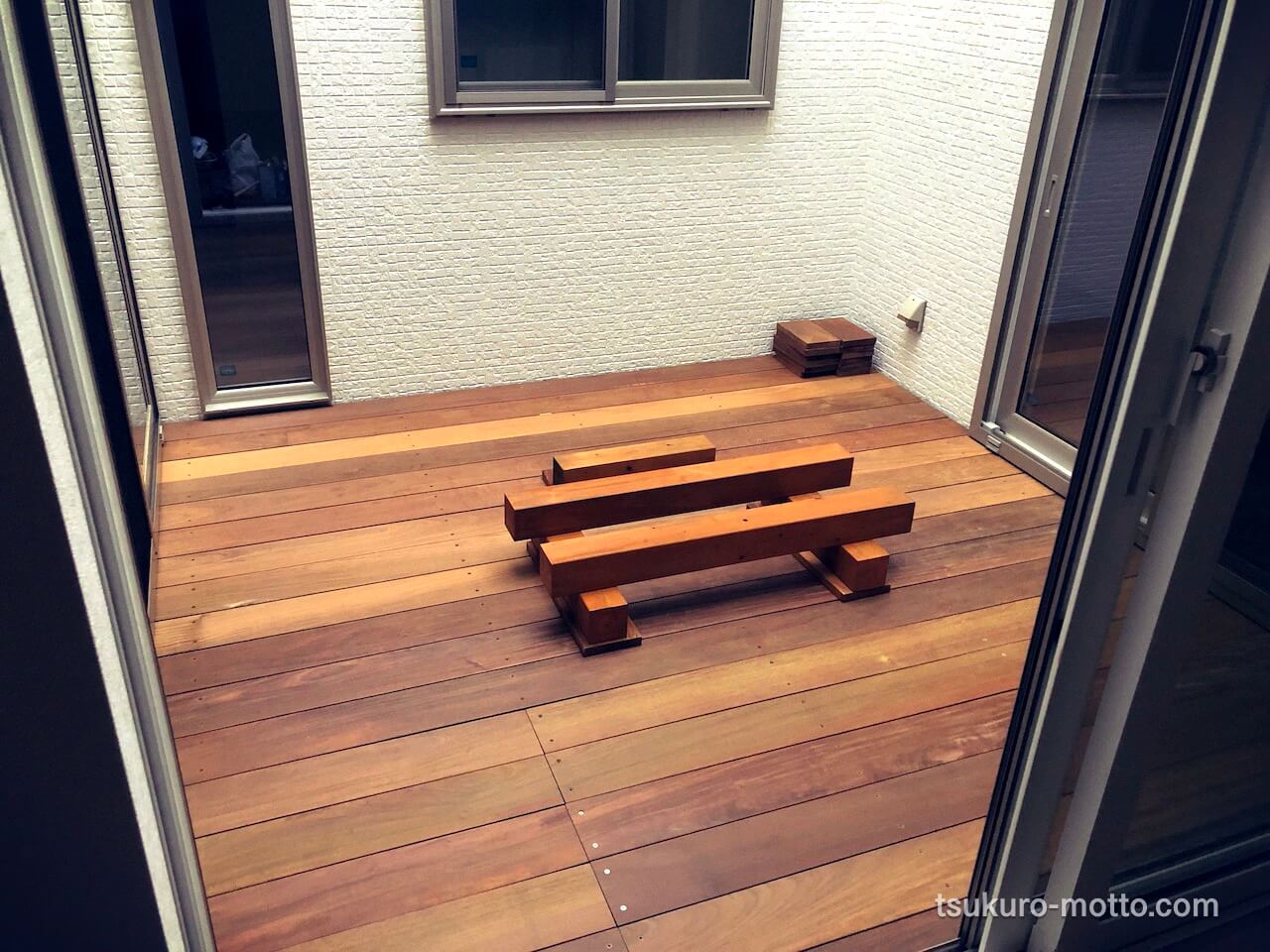 アイアンウッドデッキ製作 完成2