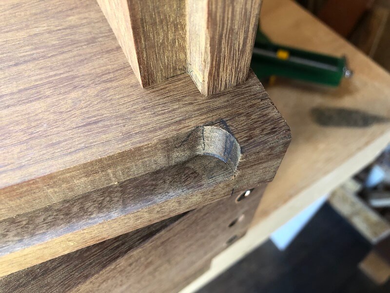 木製プランターDIY　２段目枠１