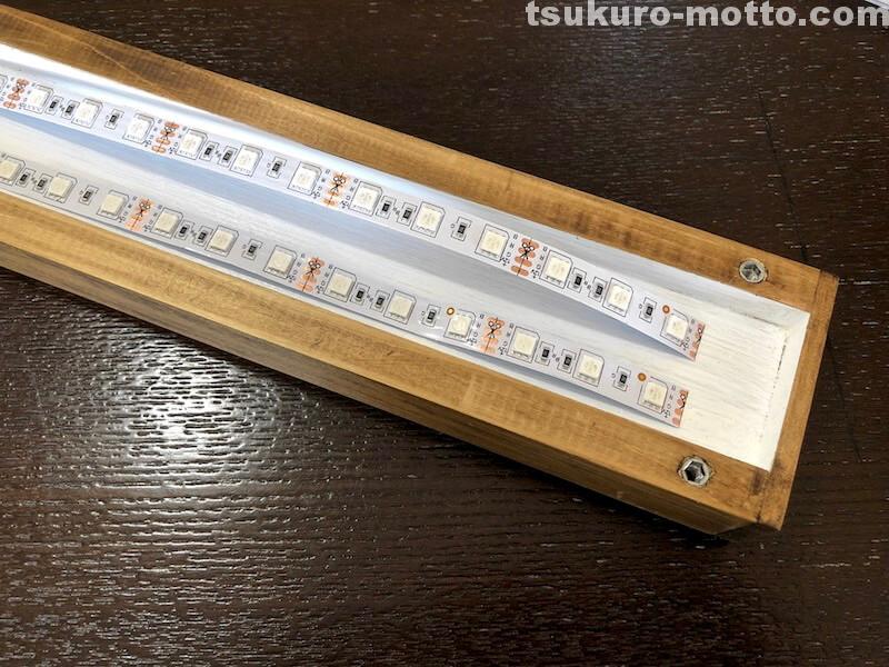 LEDデスクライトDIY　LED製作2