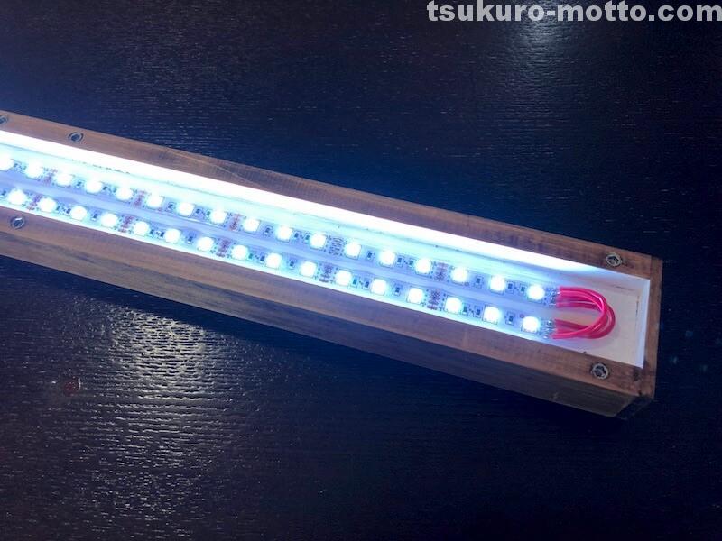 LEDデスクライトDIY　LED製作6