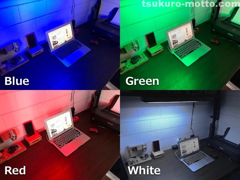 LEDデスクライトDIY　完成2