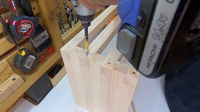 サイドテーブルDIY製作21