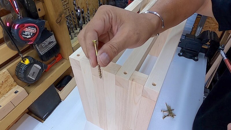 サイドテーブルDIY製作23