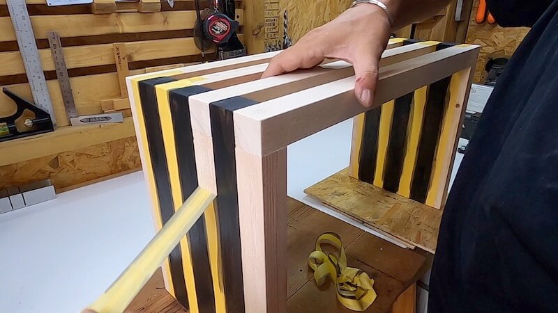 サイドテーブルDIY製作29