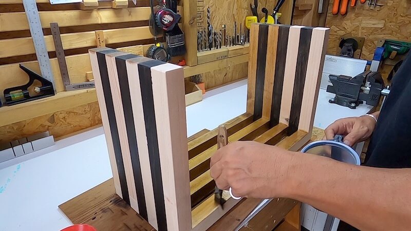 サイドテーブルDIY製作31