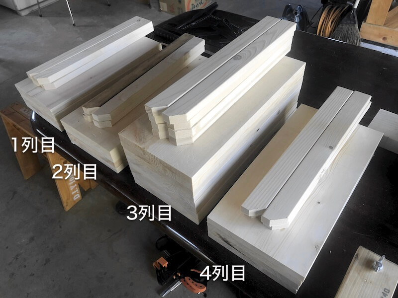 ハンガーパイプ付き男前収納DIY 棚製作２